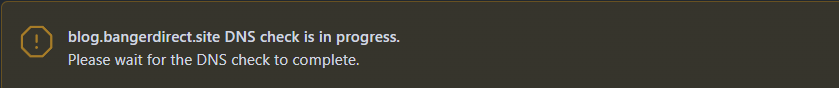 dns progress